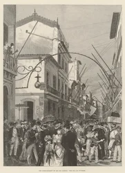 The Bombardment of Rio de Janeiro, the Rua do Ouvidor